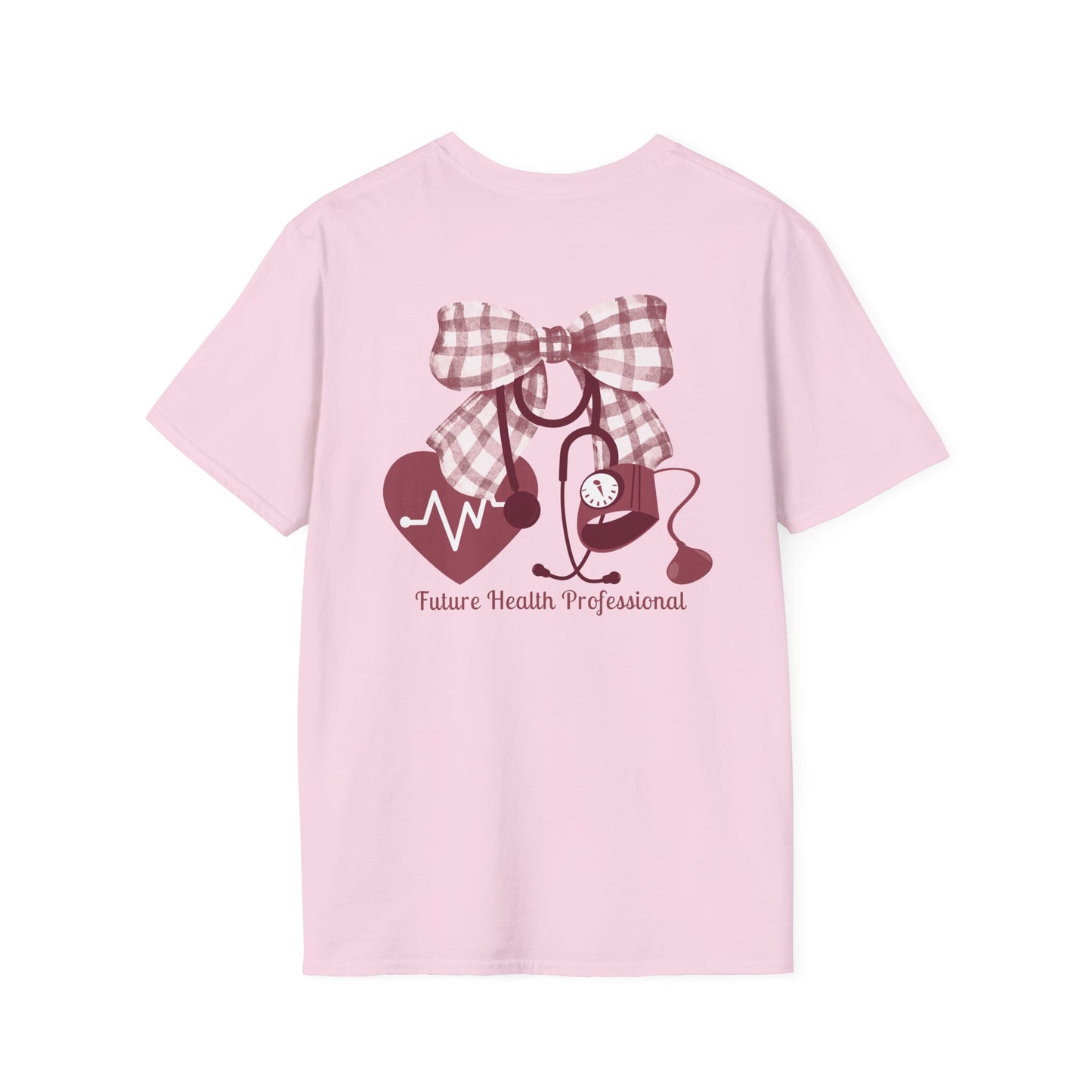 HOSA Tee with bow, stethoscope, bp cuff - Unisex T-Shirt