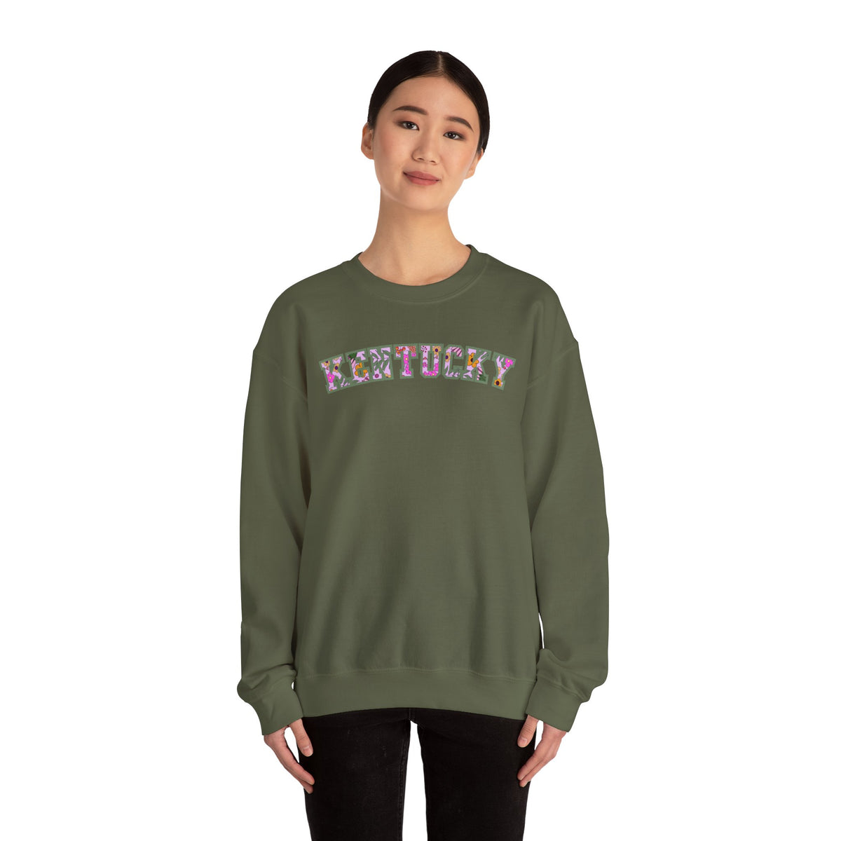 Kentucky Garden Floral Crewneck Sweatshirt