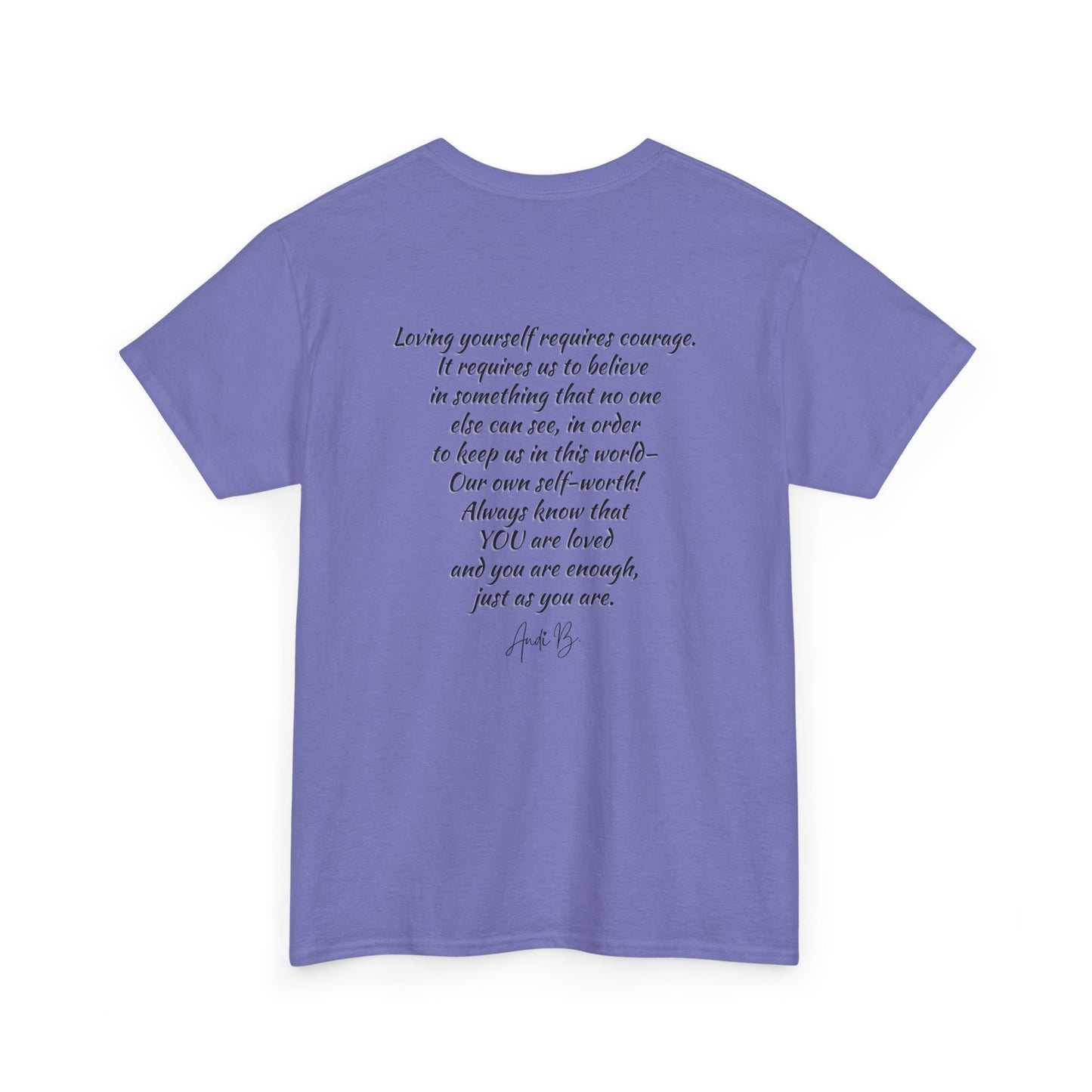 Goddess Tee #2 — "I'm Not Fat, I'm Goddess Sized" Women's Empowerment T-Shirt | Andi B. Designs