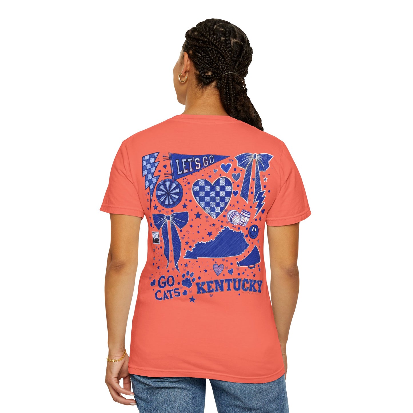 Kentucky Game Day Collage Tshirt | Cute Preppy Coquette