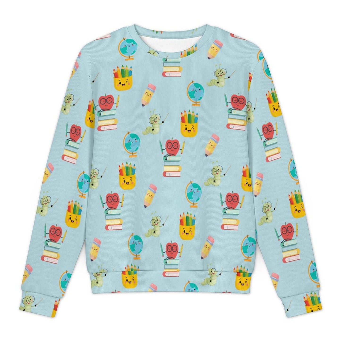 300gsm Oversized Thick Pullover Sweater(All-Over Printing)