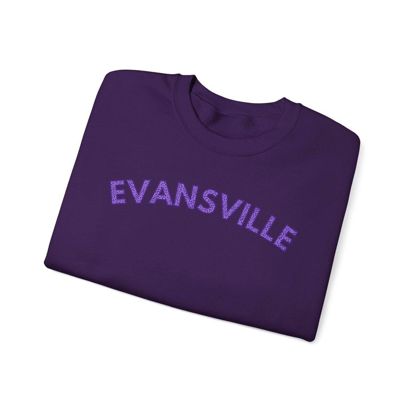 Evansville Leopard Font Crewneck