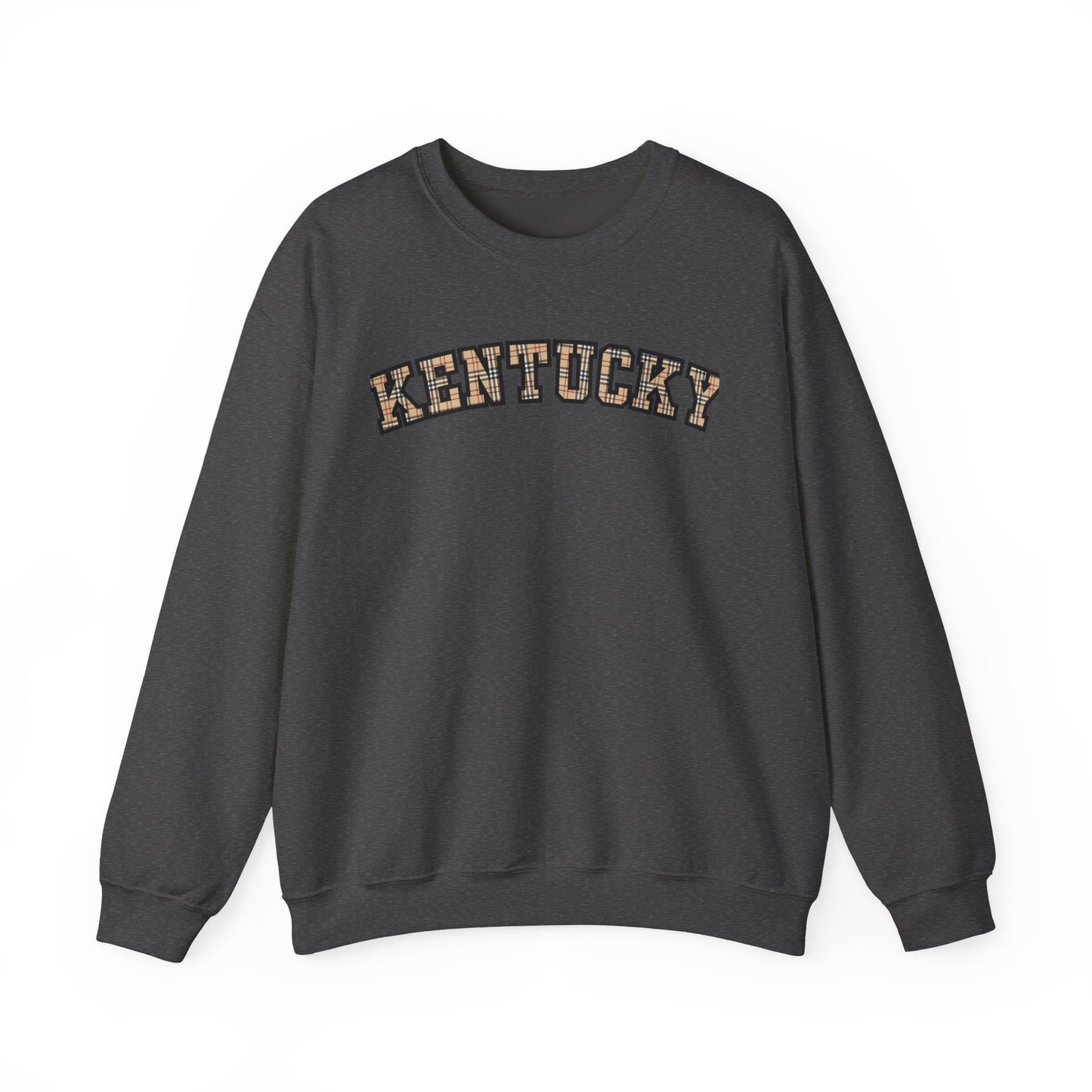 Kentucky Kensington Plaid Crewneck Sweatshirt