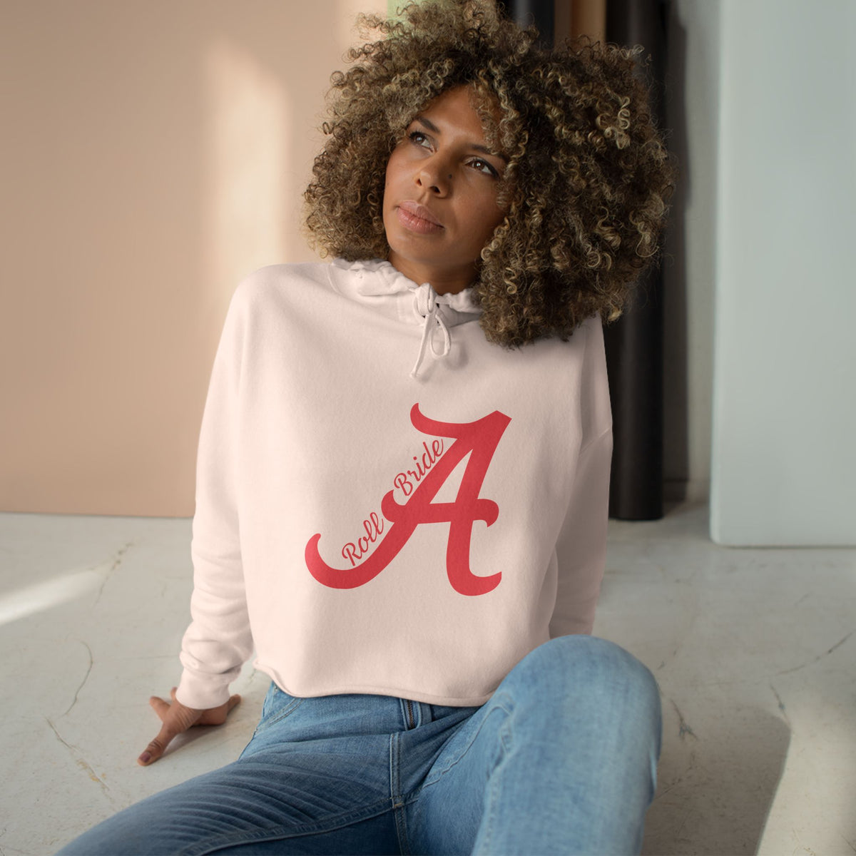 The Brayden 'Roll Bride' Cropped Hoodie