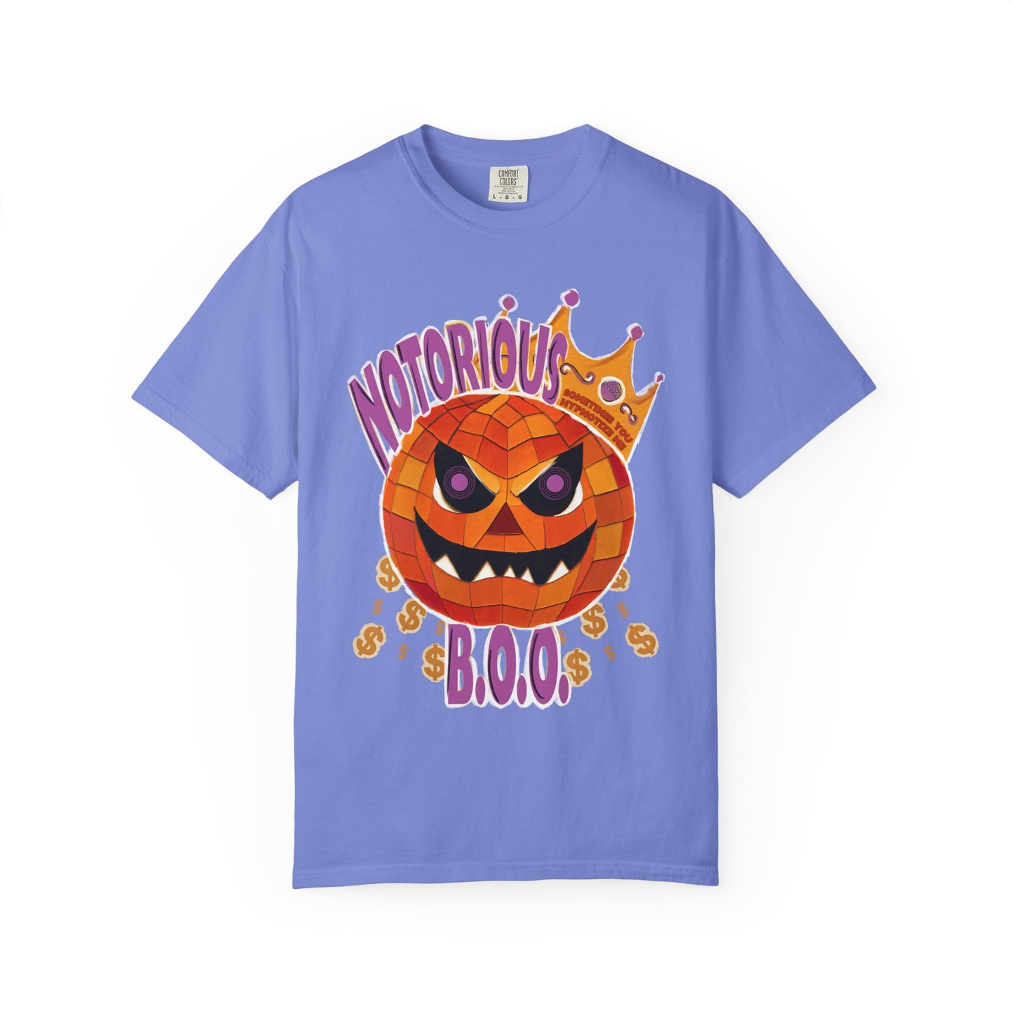 Notorious B.O.O. T-shirt | Halloween Jack-o'-Lantern Design