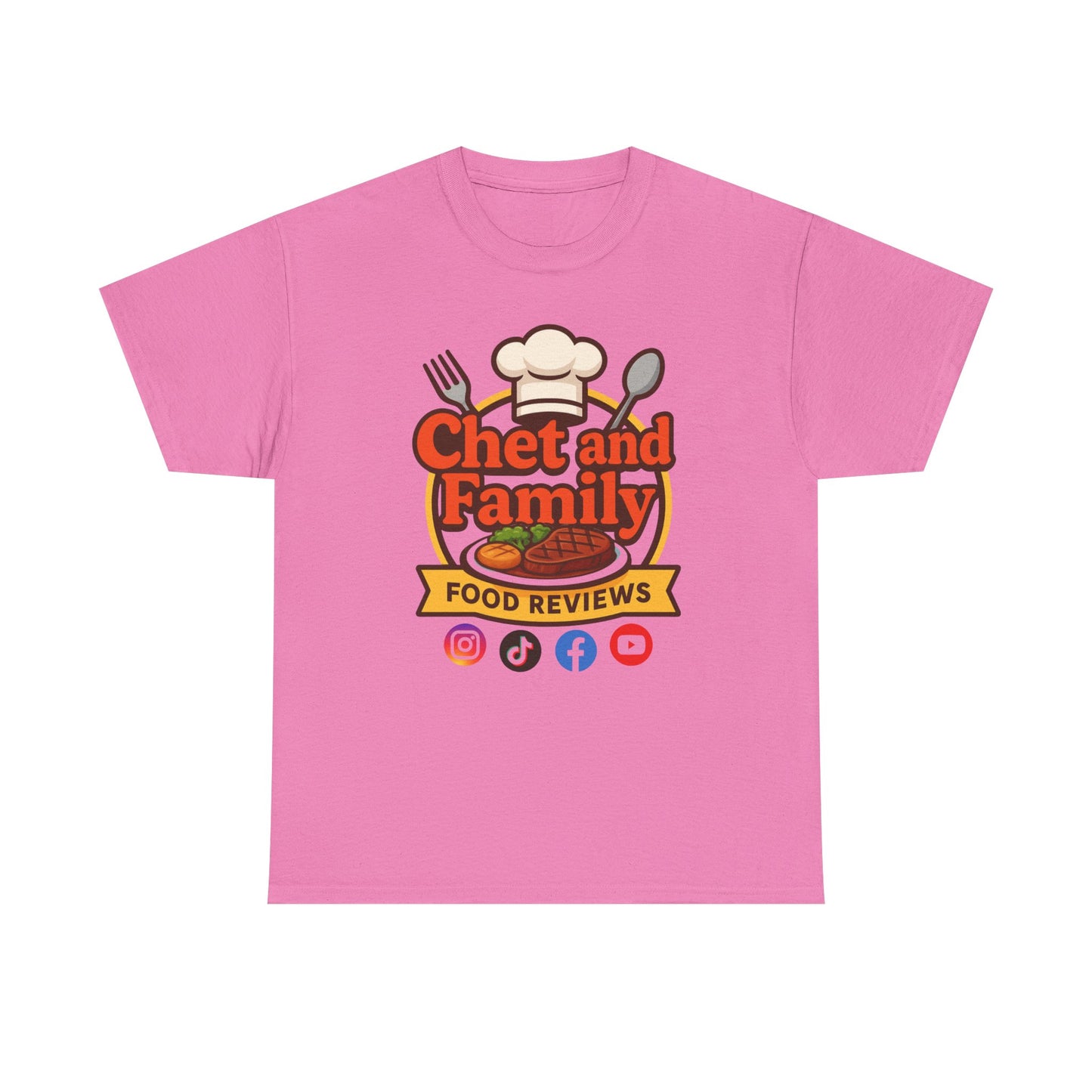 Chet and Family Food Review Tee