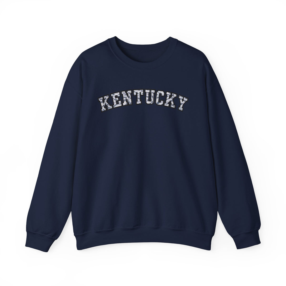 Kentucky Grey Modern Camo Crewneck Sweatshirt