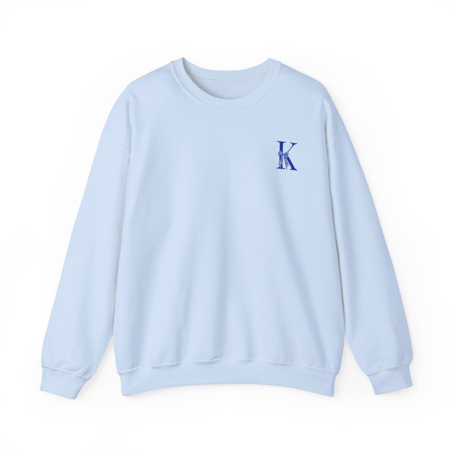 University of Kentucky Blue Striped Bow Back Crewneck