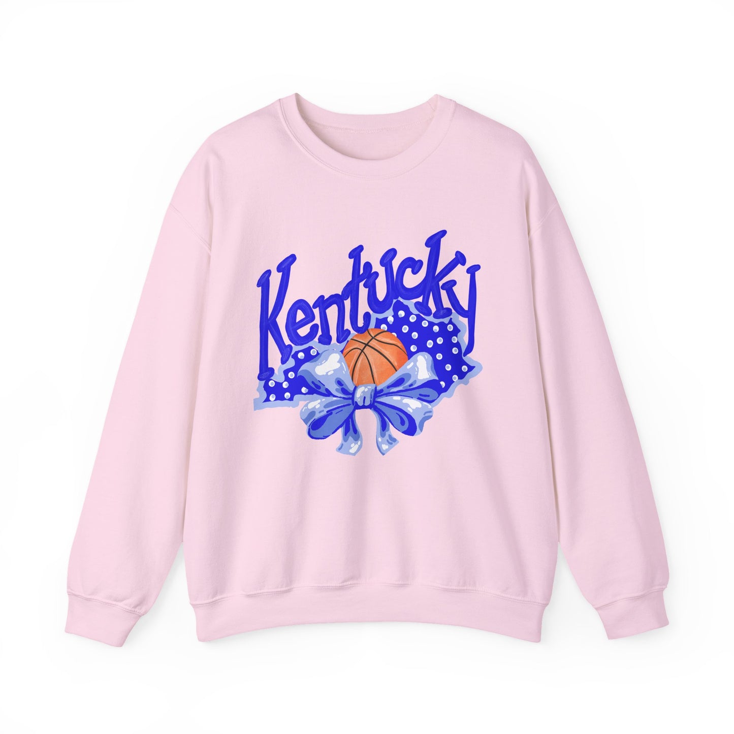 Basketball and Bows Kentucky Crewneck
