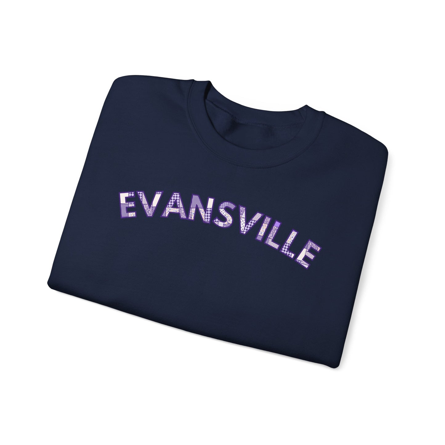 Evansville Patchwork Crewneck