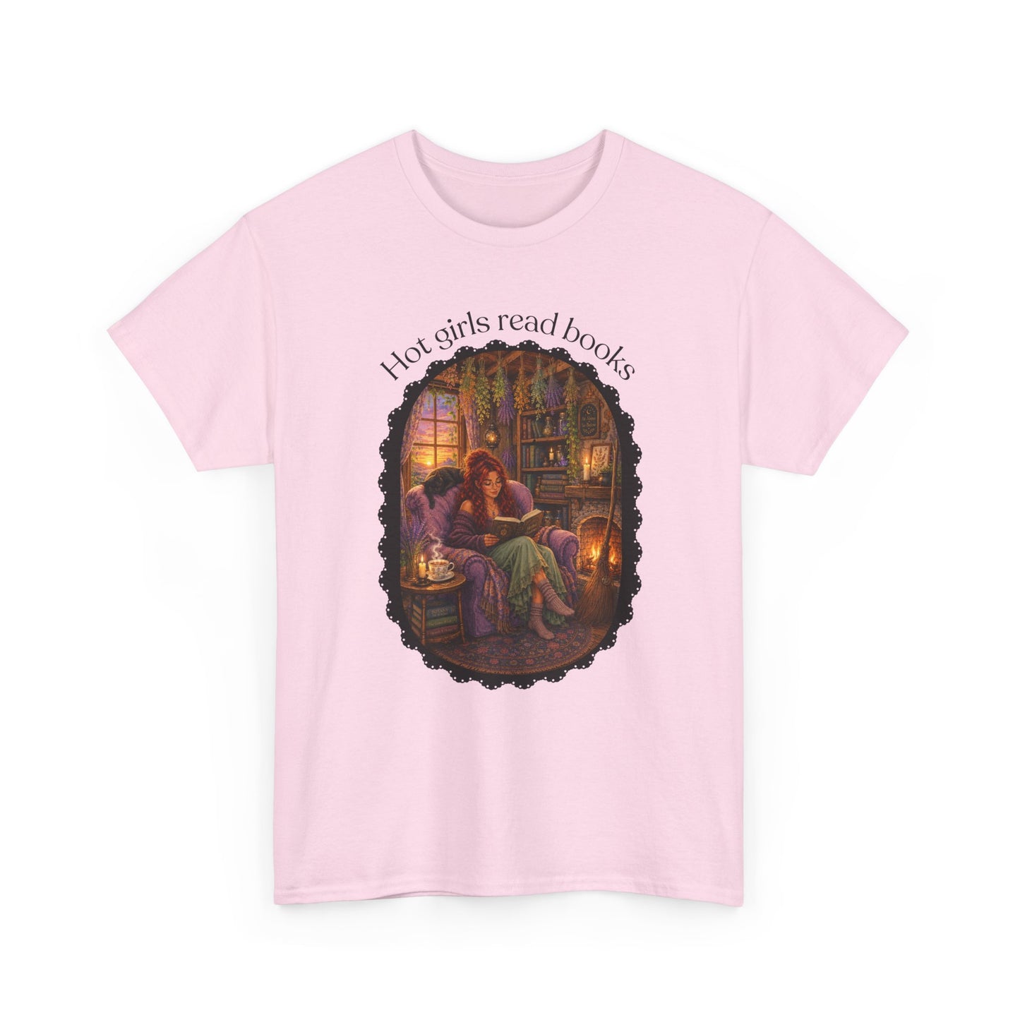 Hot Girls Read Books Tshirt | Andi B. Designs
