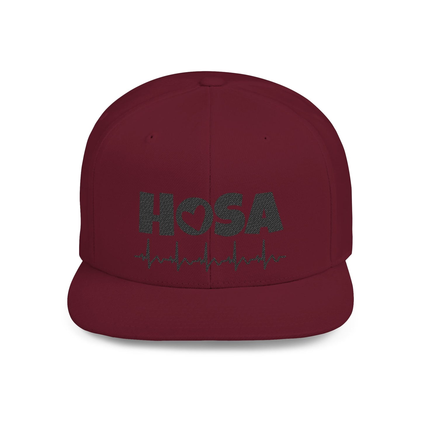 HOSA Heartbeat Flatbill Snapback - Black Edition