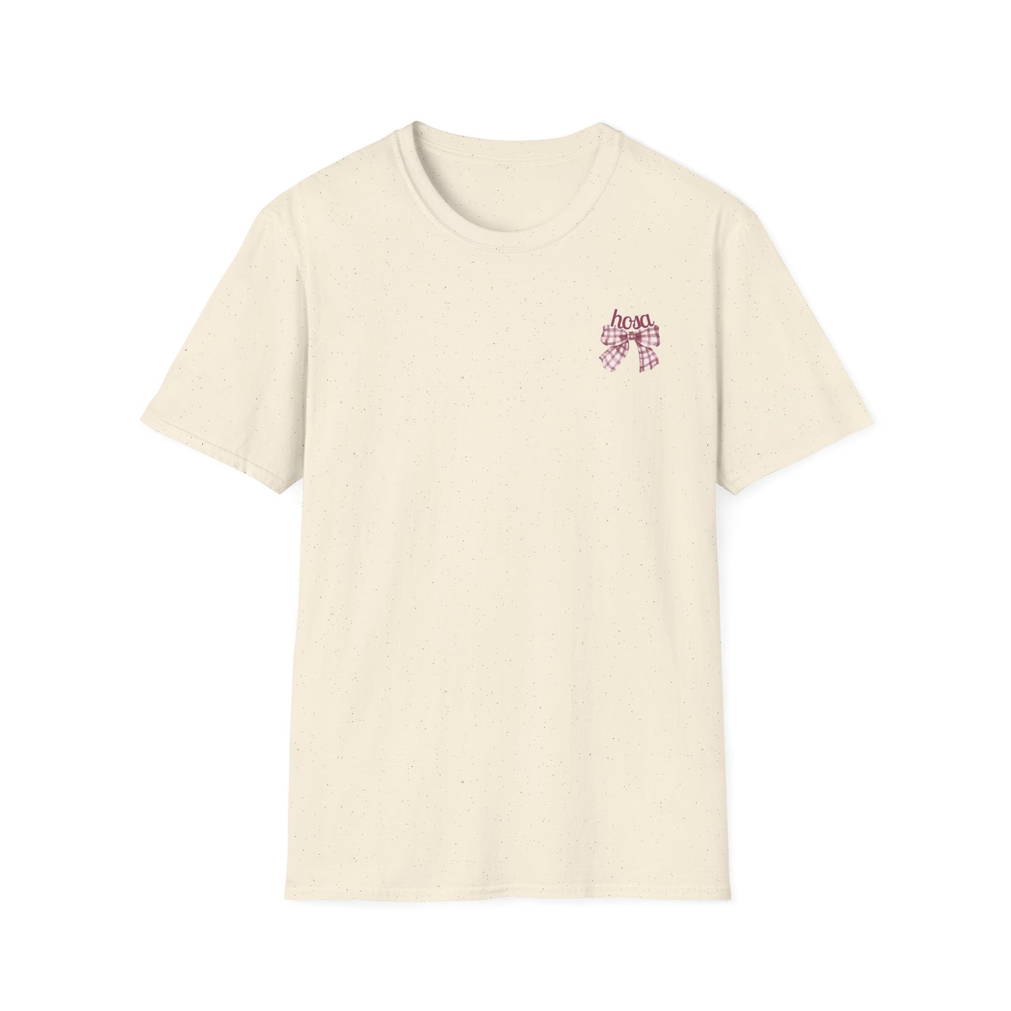 HOSA Tee with bow, stethoscope, bp cuff - Unisex T-Shirt