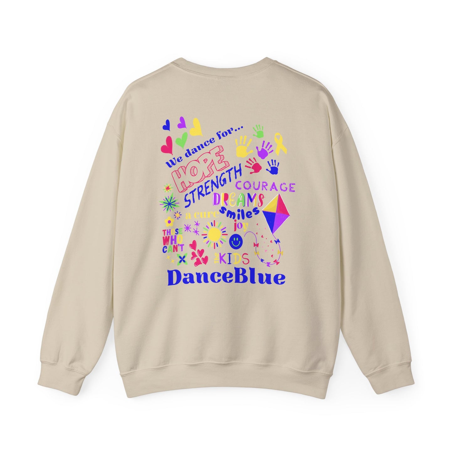 DanceBlue Hope & Strength Bright Crewneck