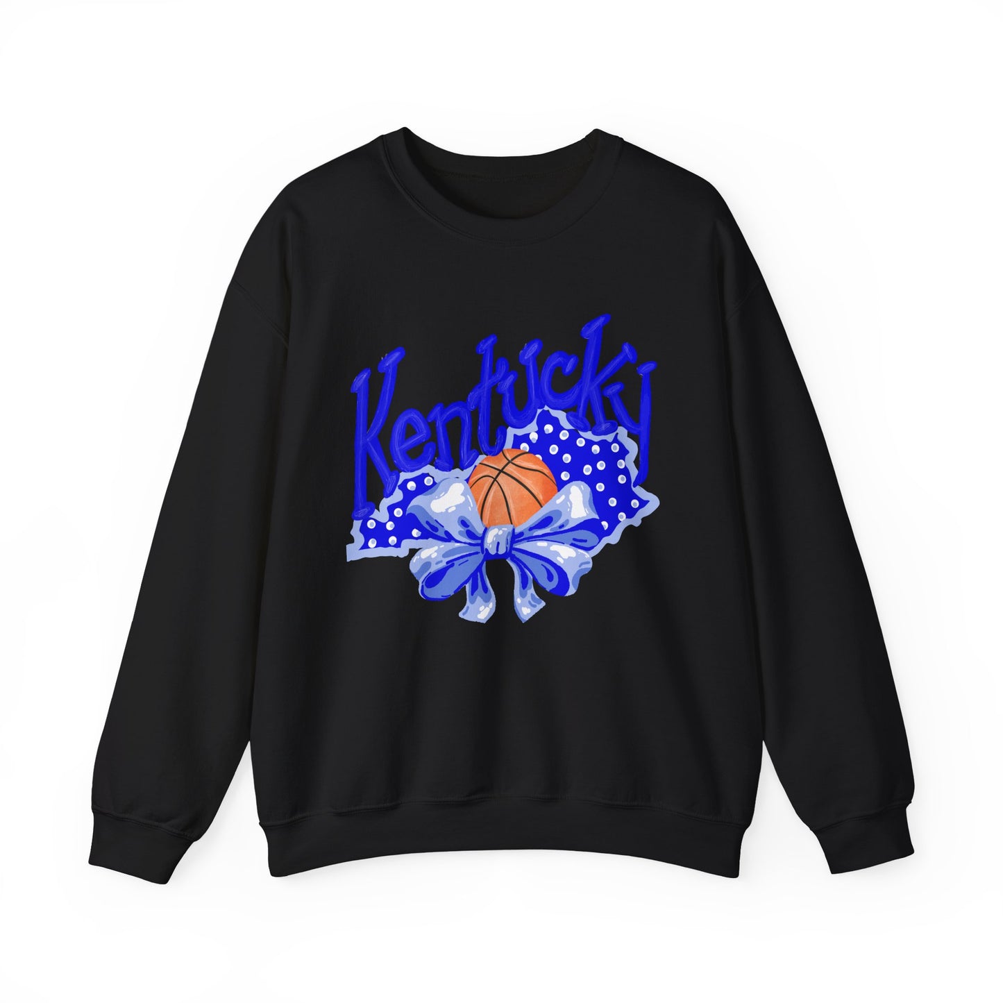 Basketball and Bows Kentucky Crewneck