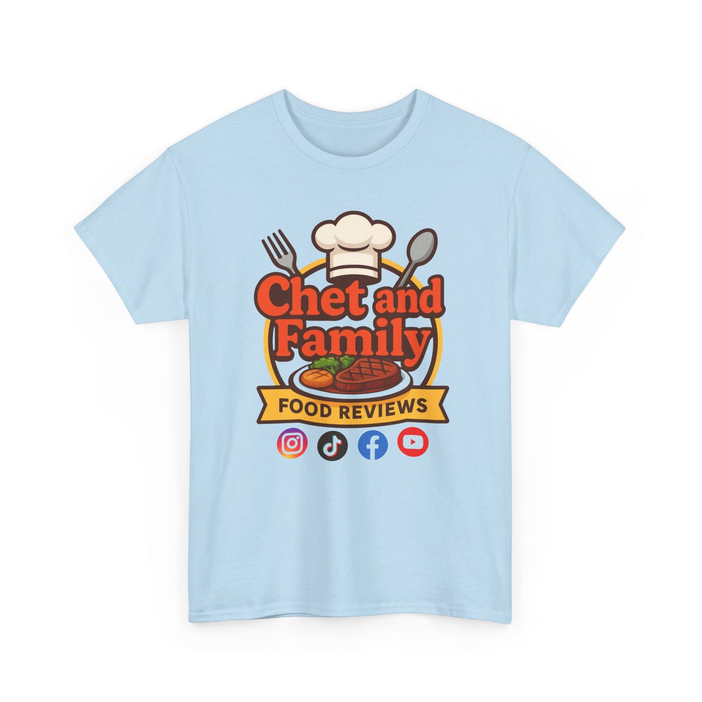 Chet and Family Food Review Tee