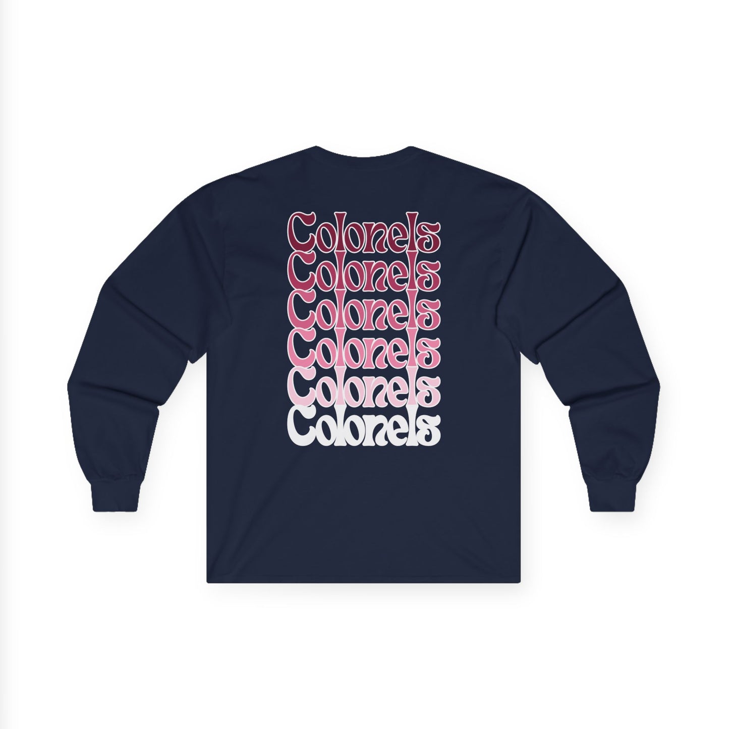 EKU Colonels Ombre Stack Long Sleeve Tee