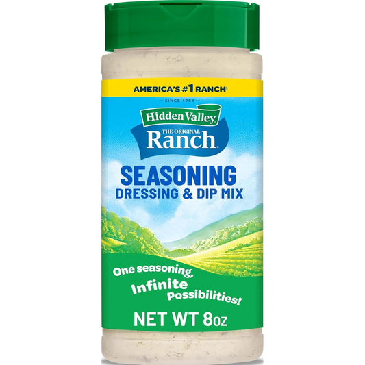 Hidden Valley Original Ranch Seasoning, Dressing and Dip Mix, 8 Ounces (Package May Vary)