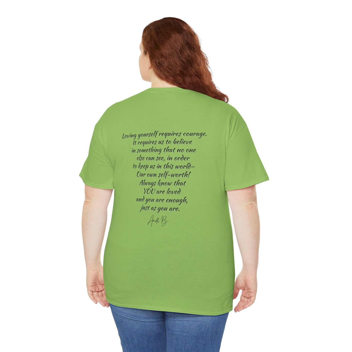 Goddess Tee #2 — "I'm Not Fat, I'm Goddess Sized" Women's Empowerment T-Shirt | Andi B. Designs