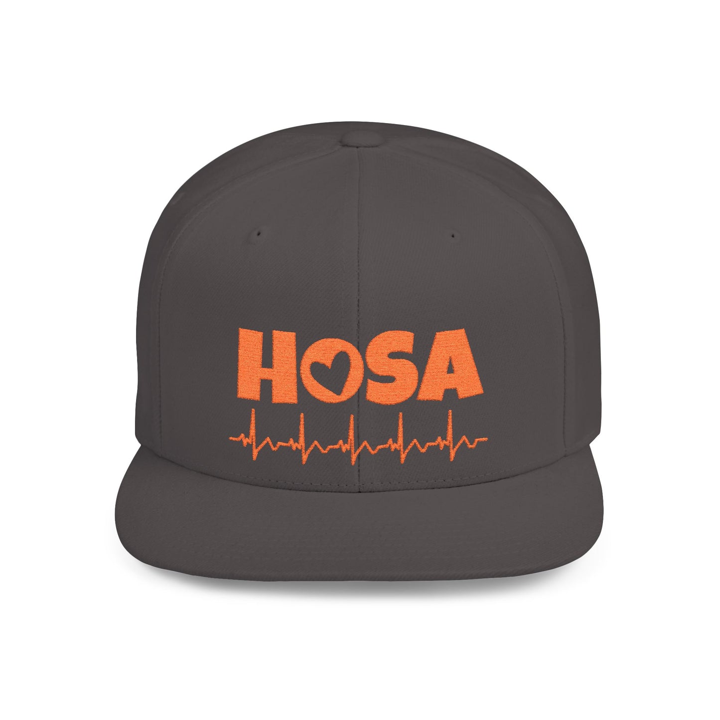 HOSA Heartbeat Flatbill Snapback - Orange Edition