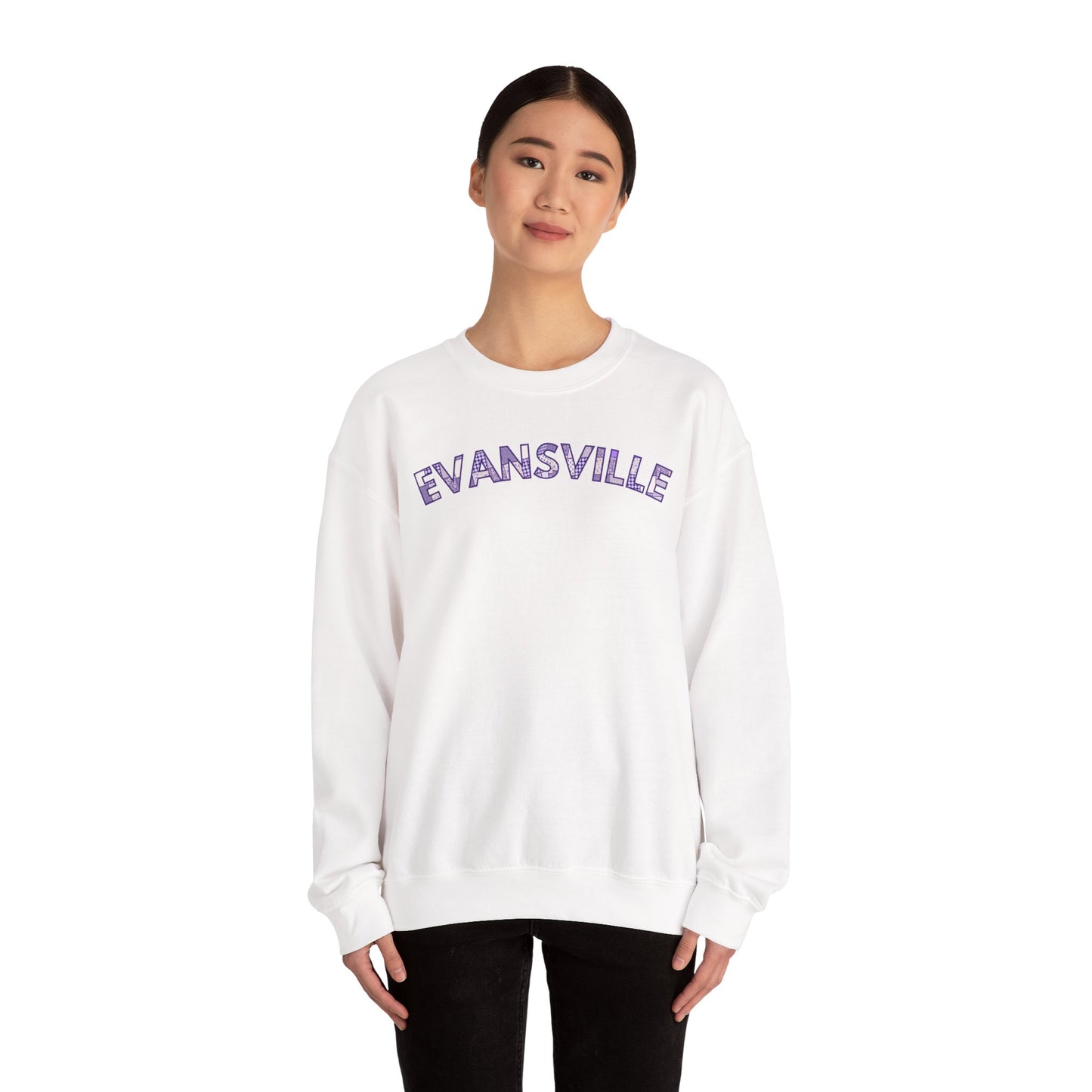 Evansville Patchwork Crewneck