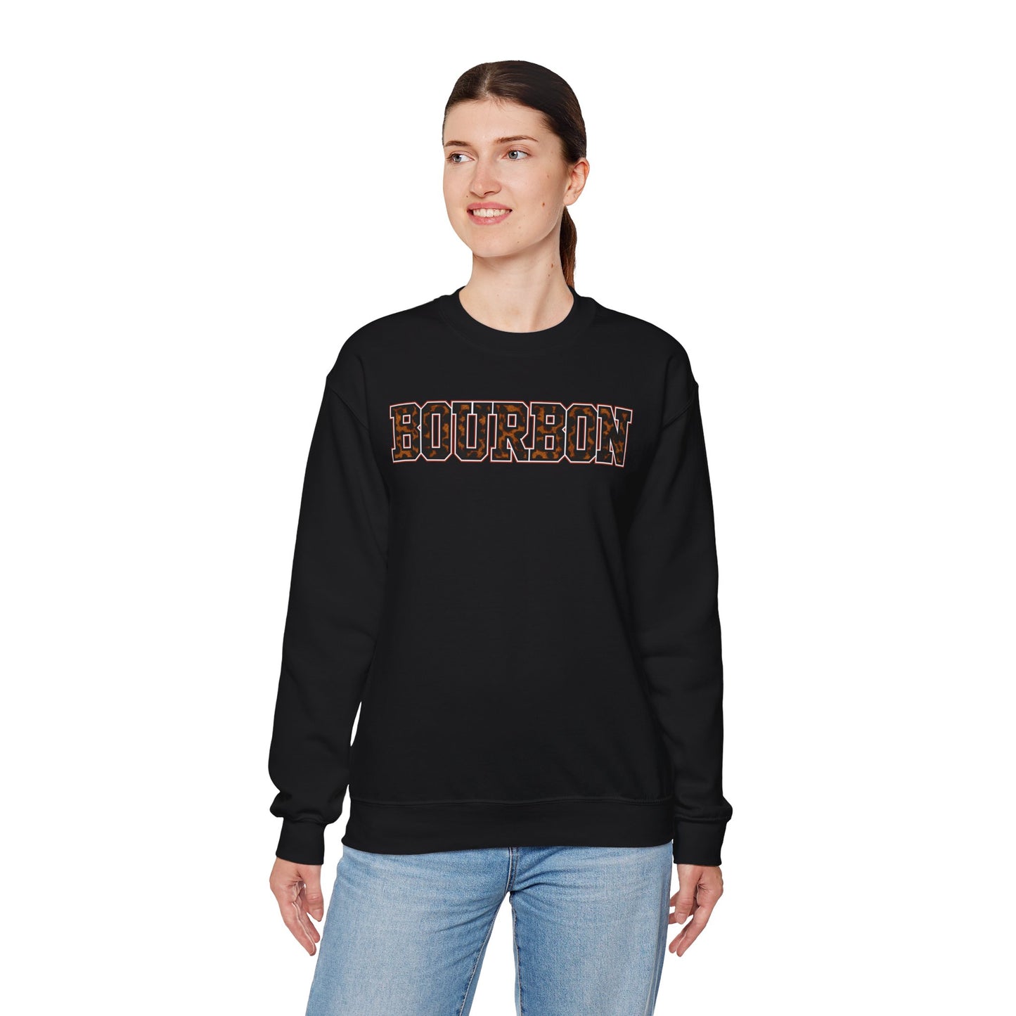 Bourbon County Leopard Print Crewneck