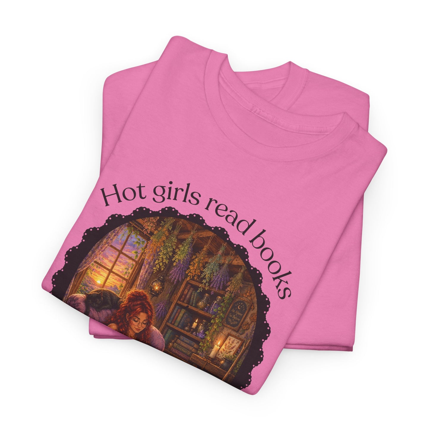 Hot Girls Read Books Tshirt | Andi B. Designs