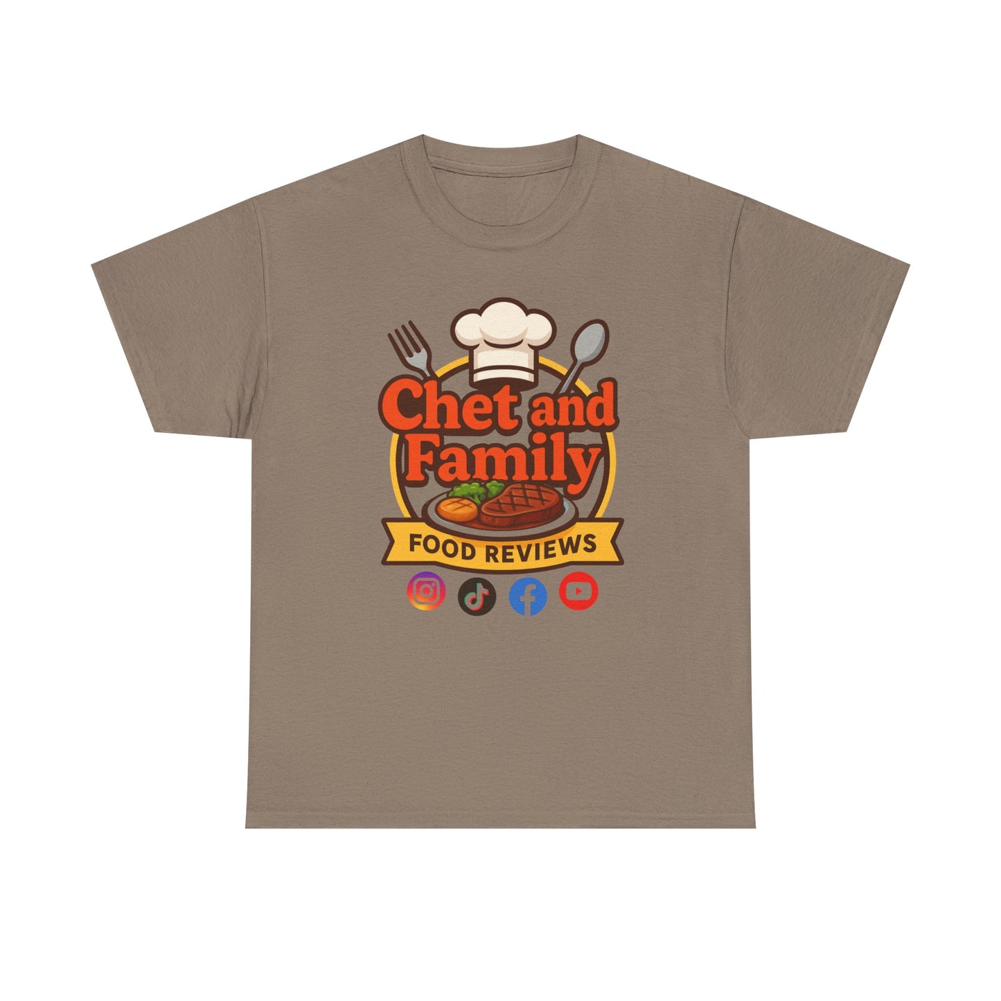 Chet and Family Food Review Tee