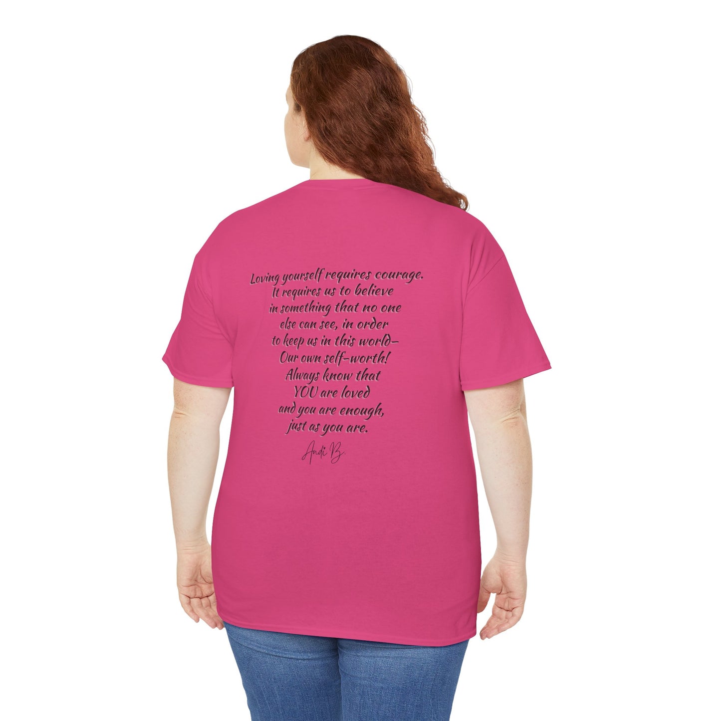 Goddess Tee #2 — "I'm Not Fat, I'm Goddess Sized" Women's Empowerment T-Shirt | Andi B. Designs