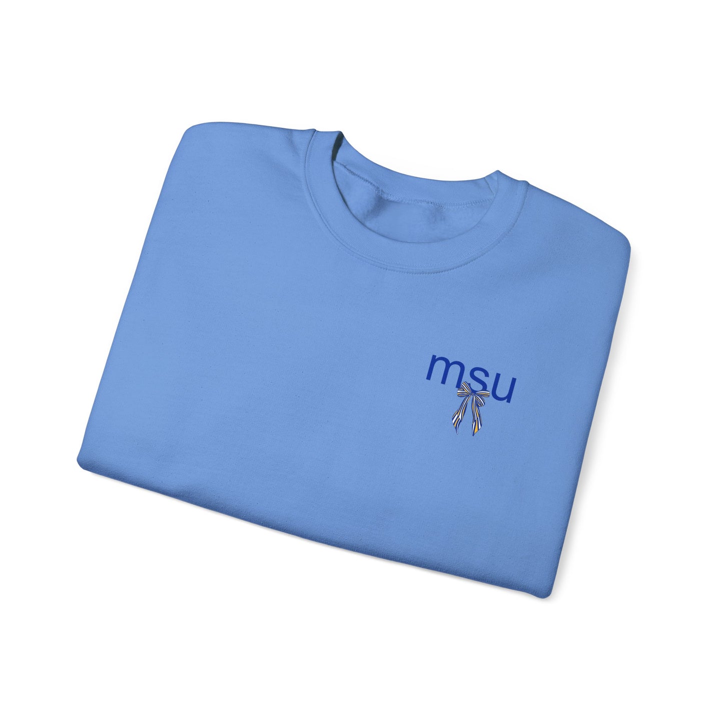 Morehead State Striped Bow Crewneck