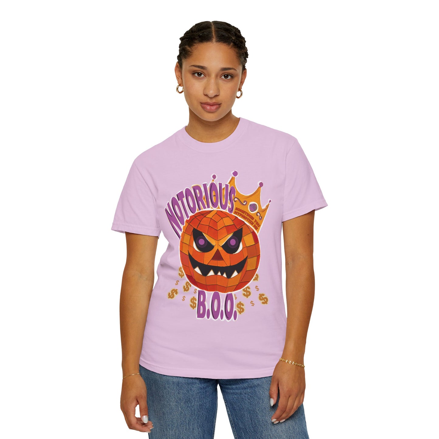 Notorious B.O.O. T-shirt | Halloween Jack-o'-Lantern Design