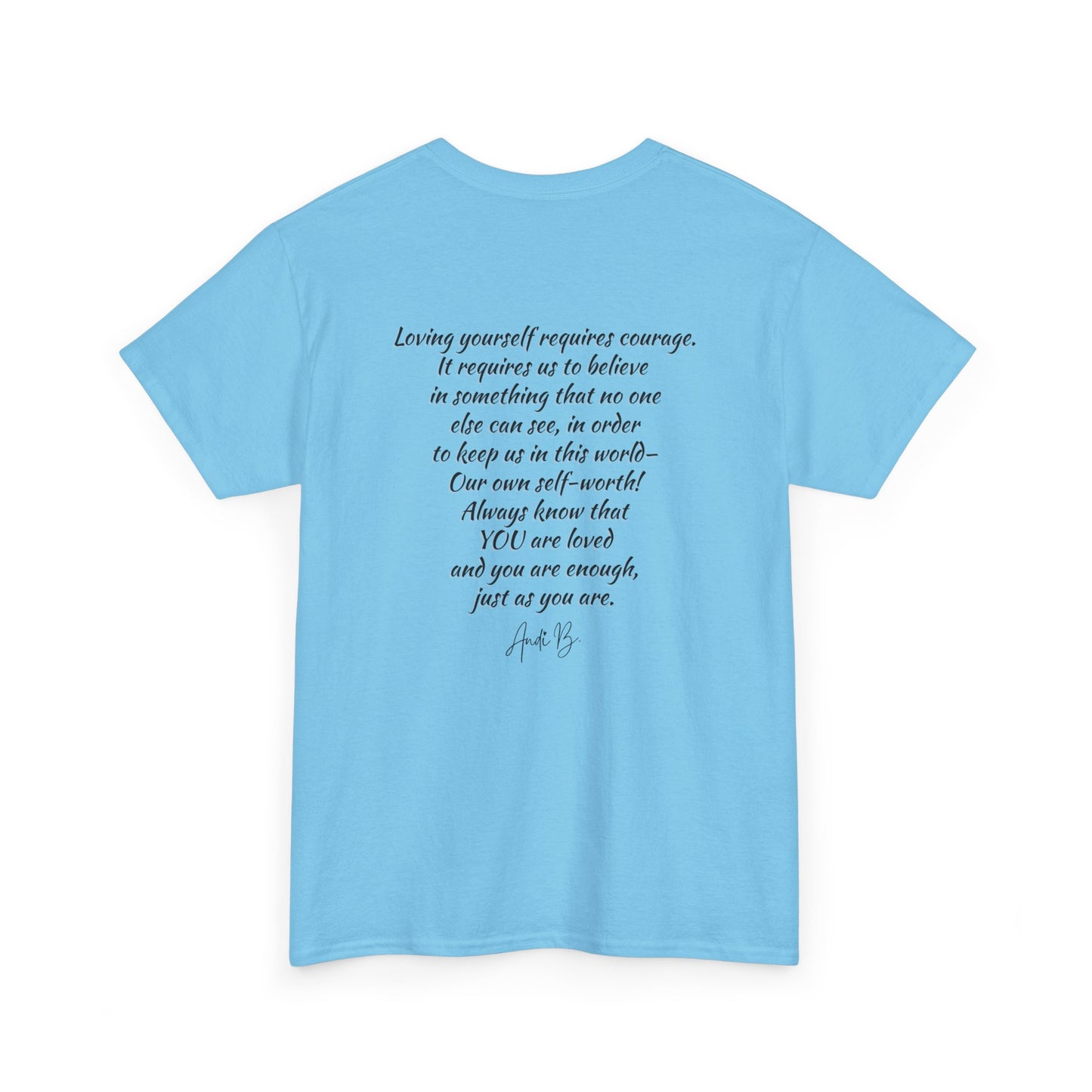 Goddess Tee #2 — "I'm Not Fat, I'm Goddess Sized" Women's Empowerment T-Shirt | Andi B. Designs