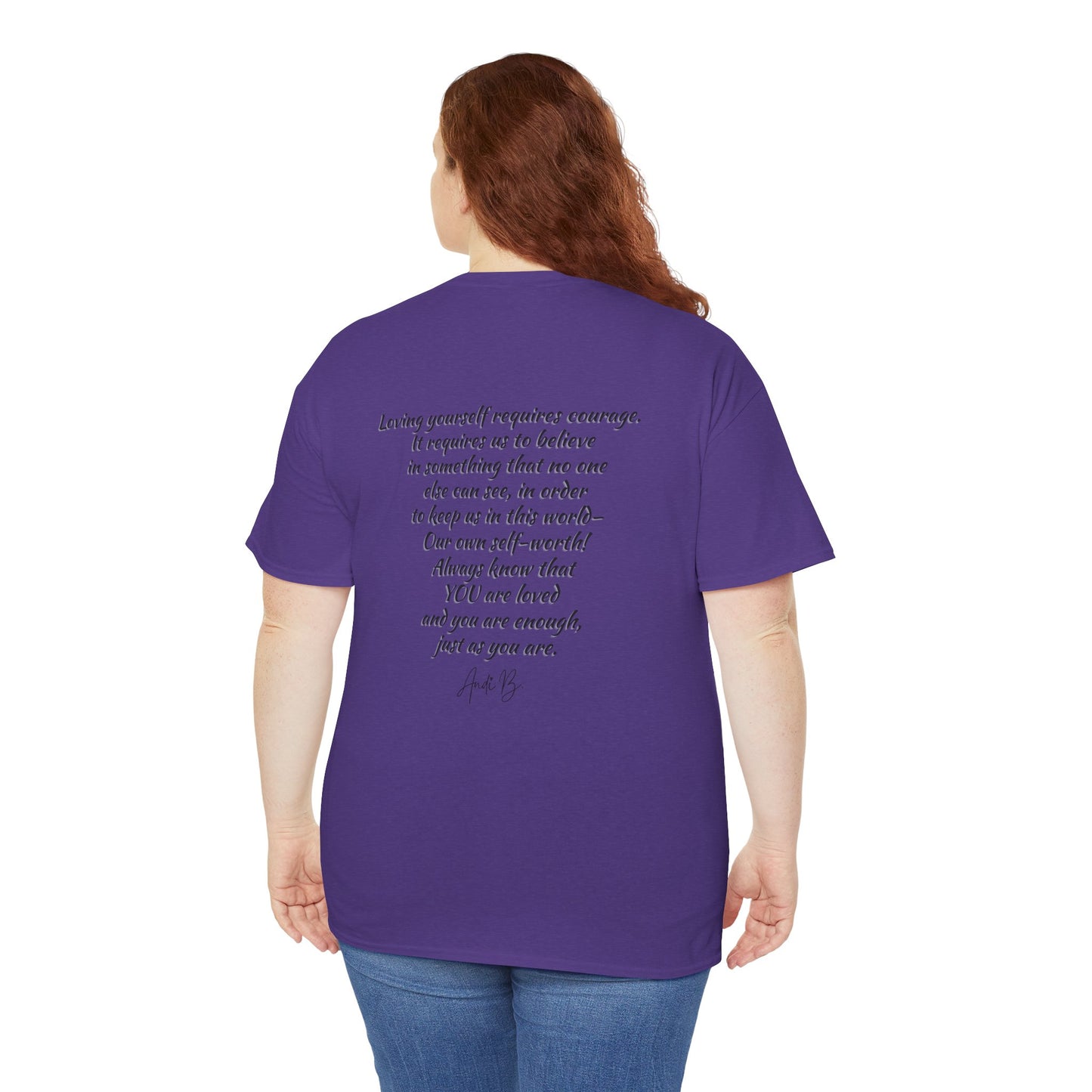 Goddess Tee #2 — "I'm Not Fat, I'm Goddess Sized" Women's Empowerment T-Shirt | Andi B. Designs