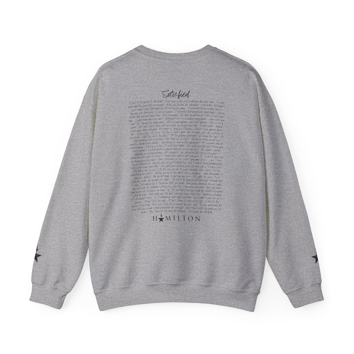 "Satisfied" - Musical Crewneck Sweatshirt