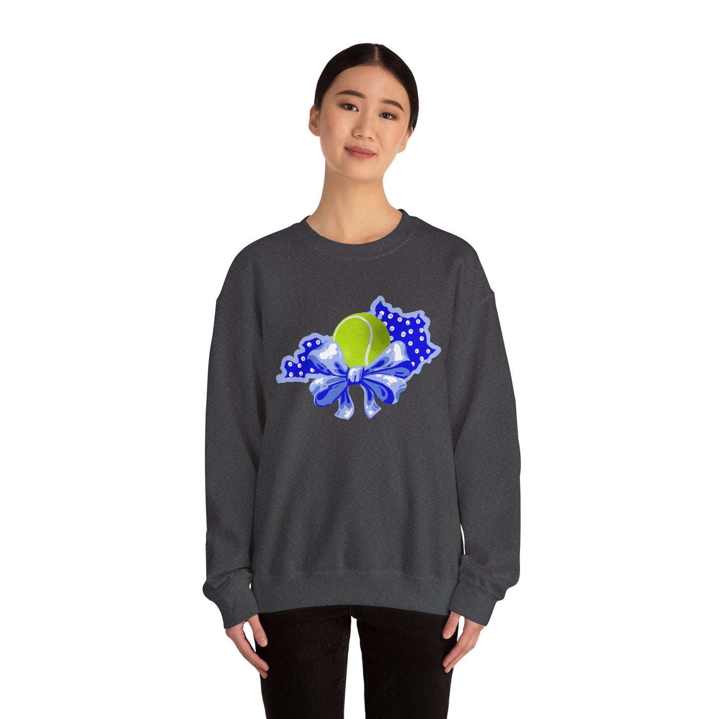 Tennis and Bows Kentucky Crewneck