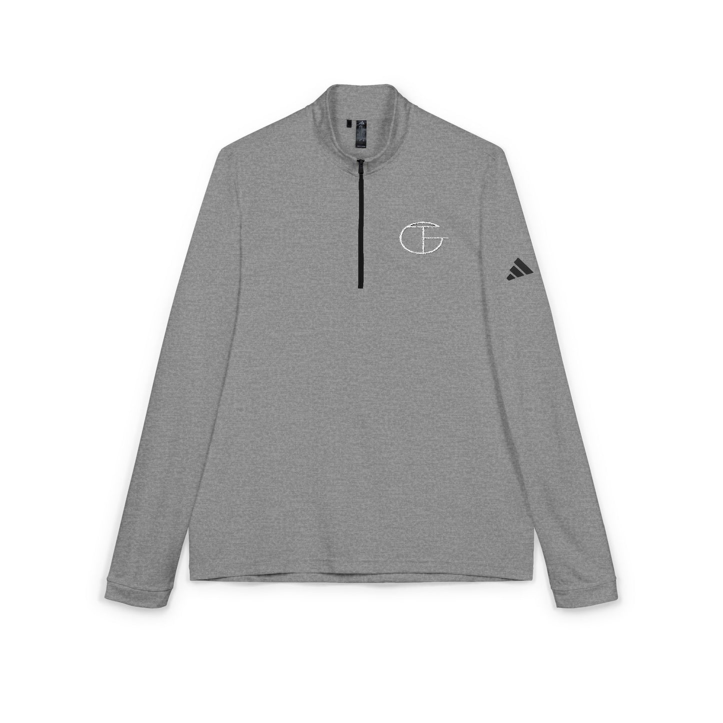 TG Athletic Apparel Embroidered Quarter-Zip Pullover — Lightweight Adidas® Performance Top