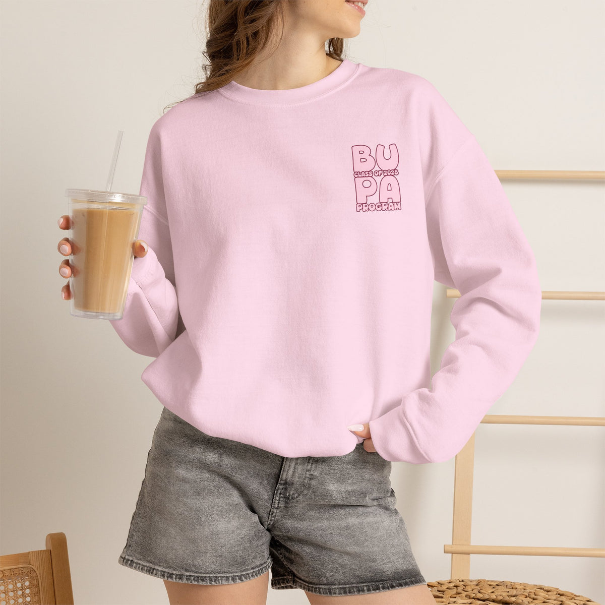 Brescia PA Program Warm Ombre Crewneck Sweatshirt