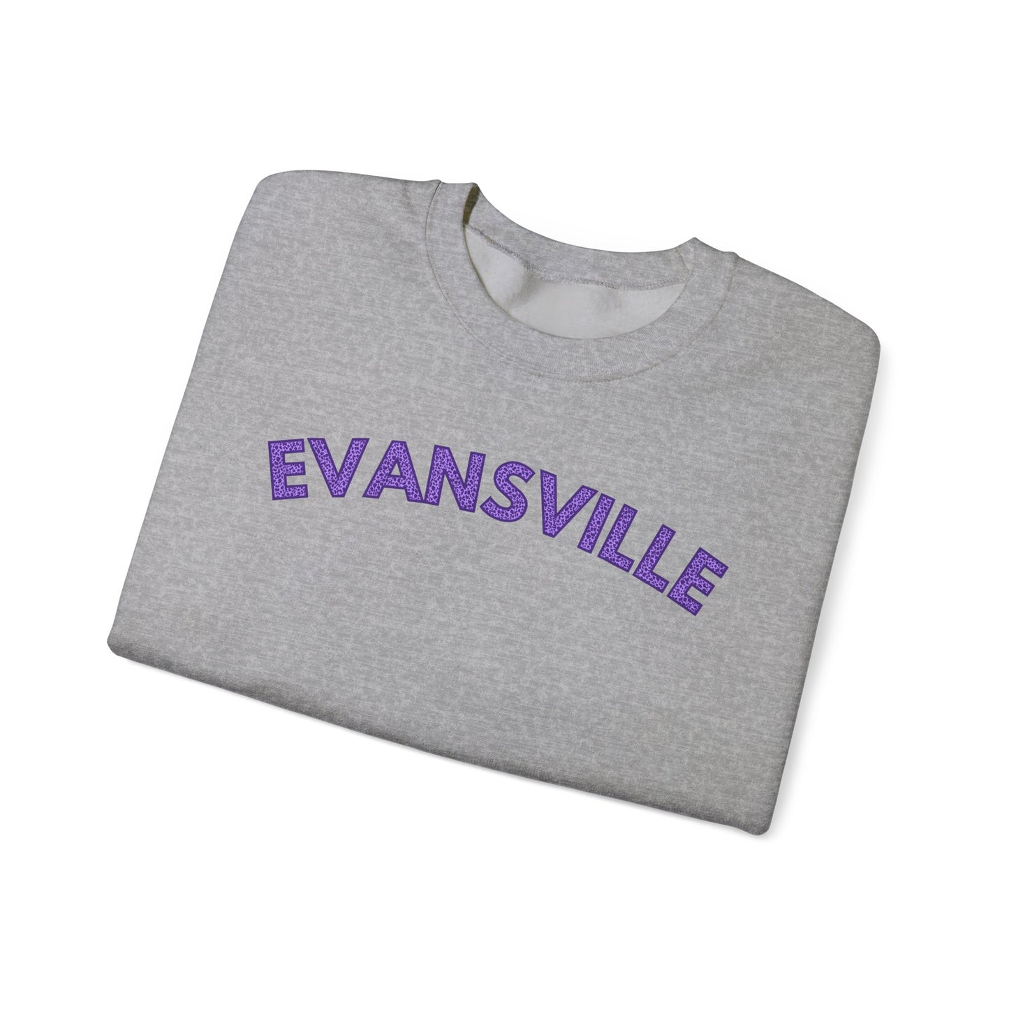 Evansville Leopard Font Crewneck