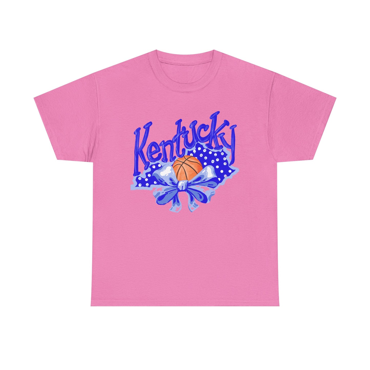 Basketball and Bows Kentucky Tee