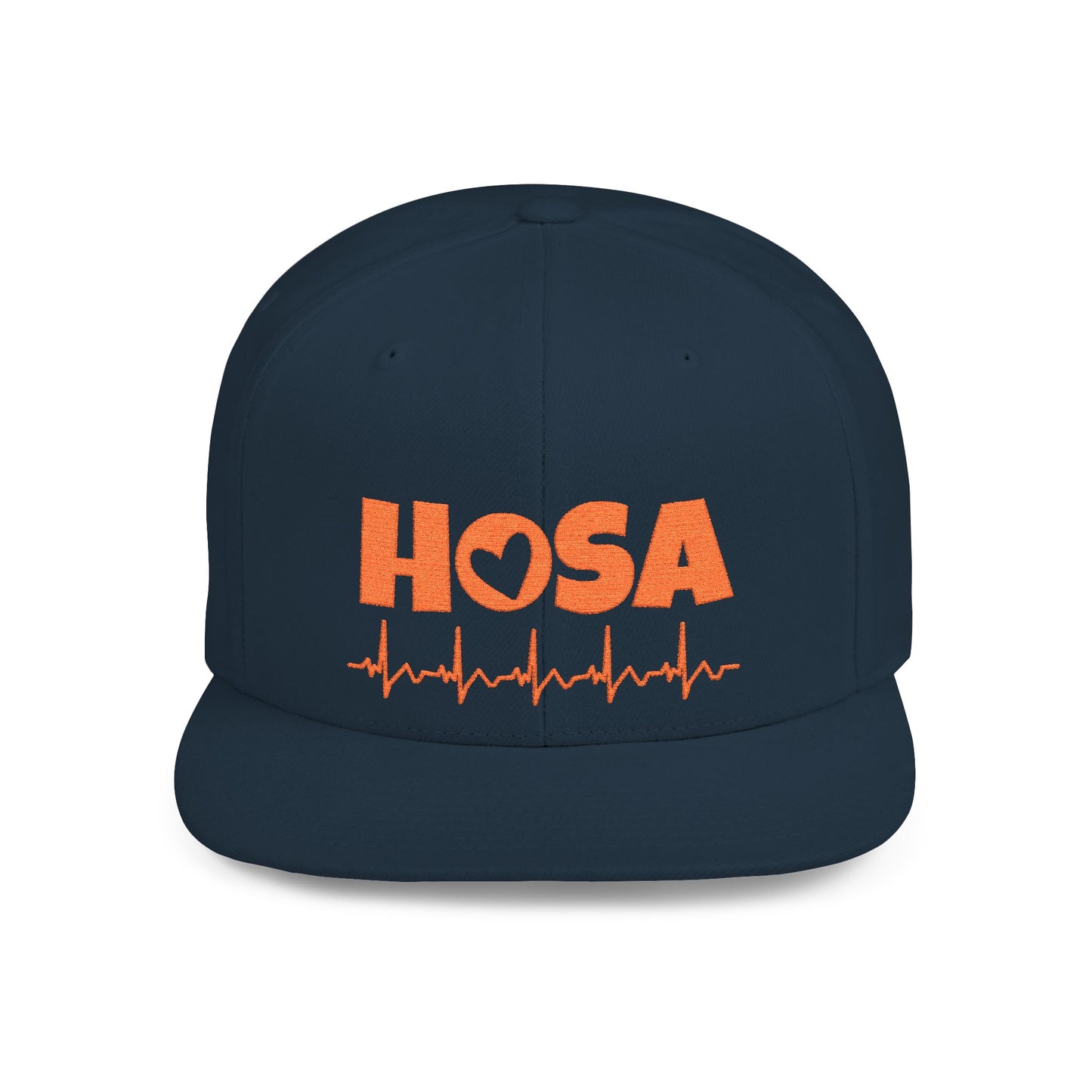 HOSA Heartbeat Flatbill Snapback - Orange Edition