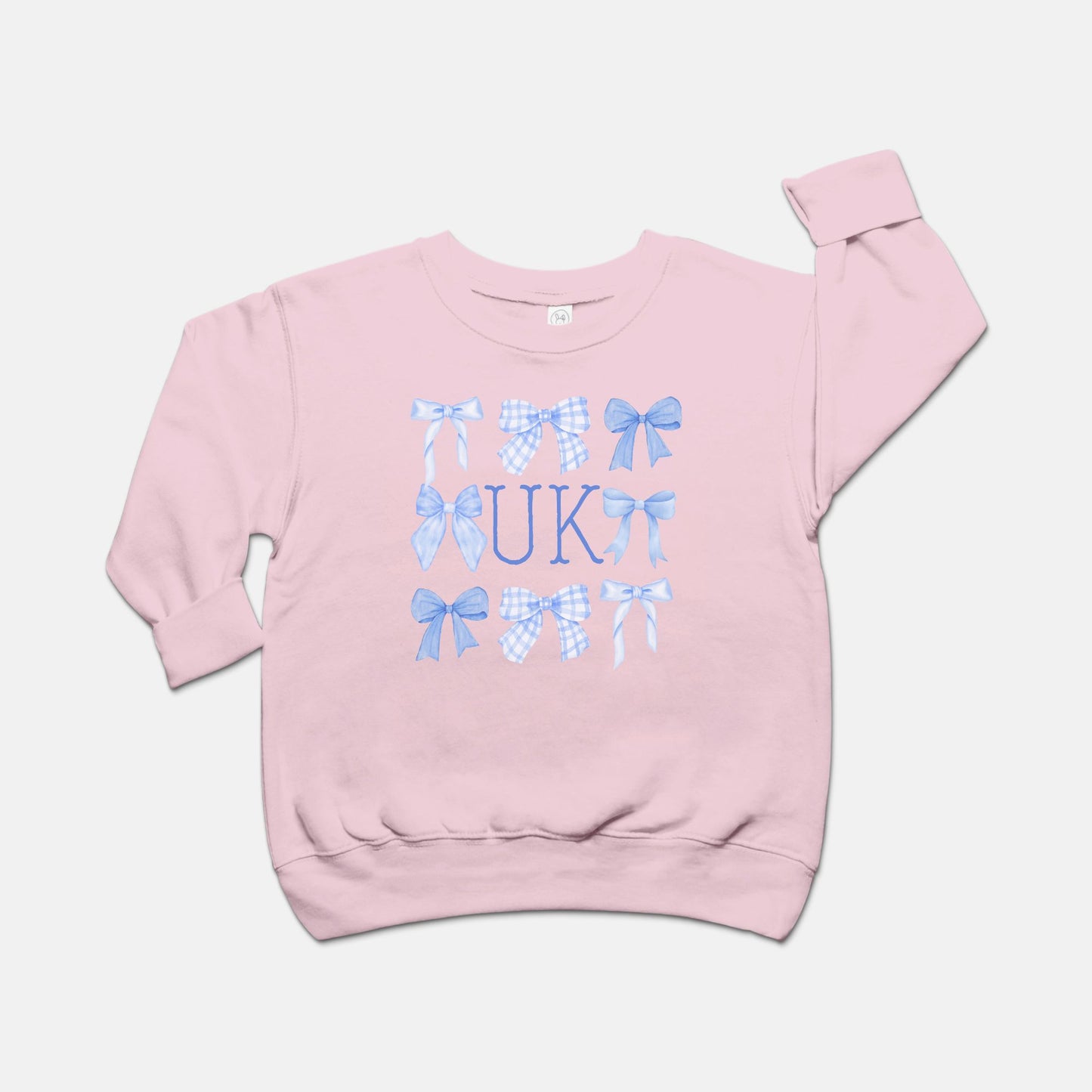 Kentucky Kids Square Bow Crewneck