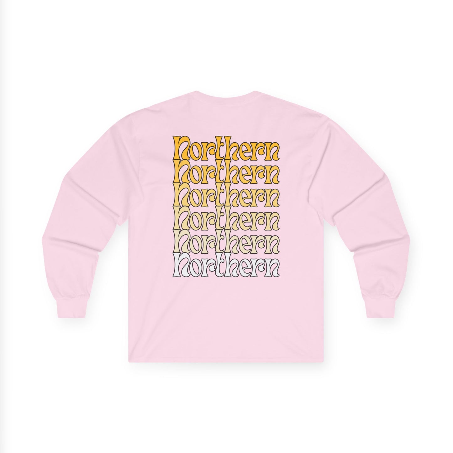 NKU Norse Ombre Stack Long Sleeve Tee