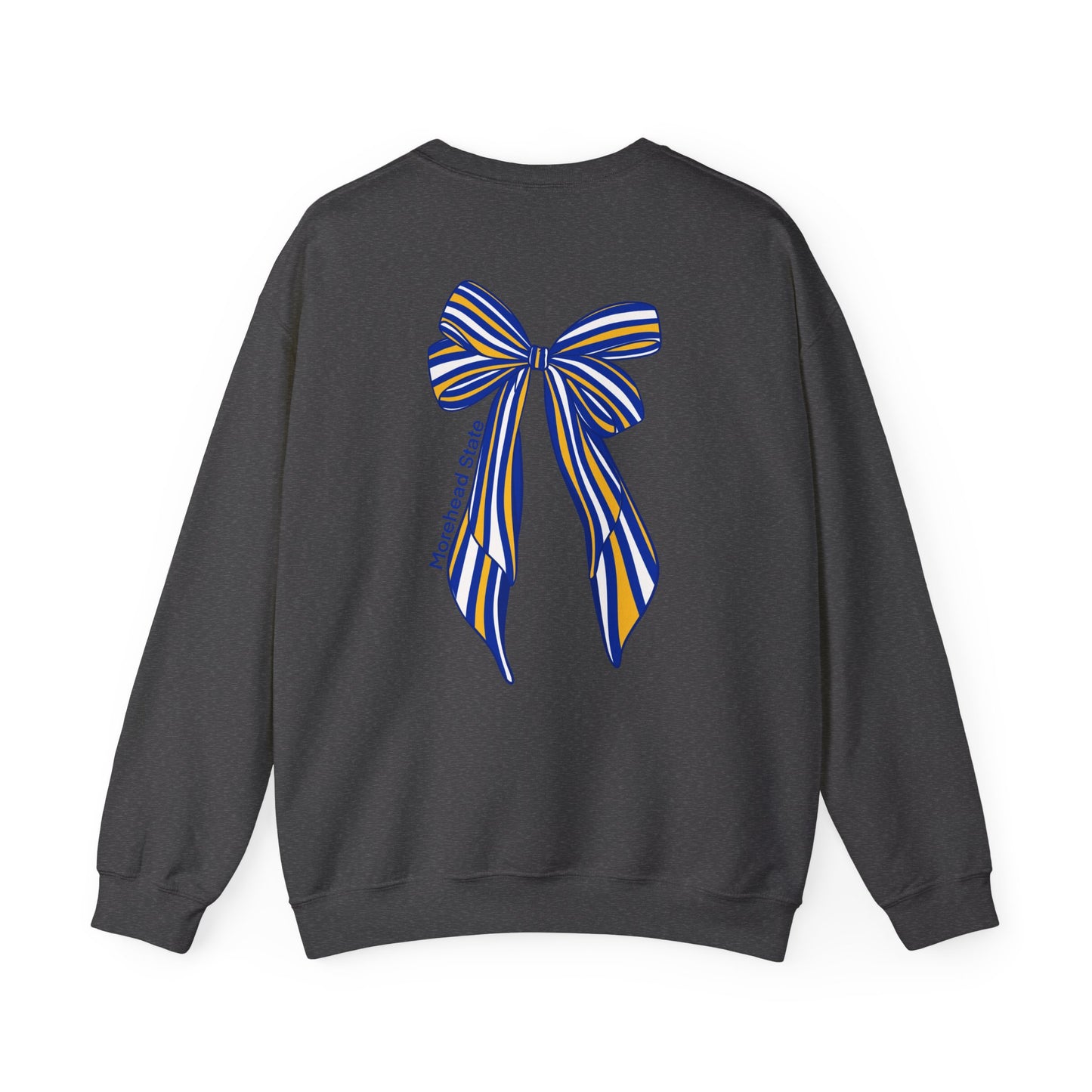 Morehead State Striped Bow Crewneck