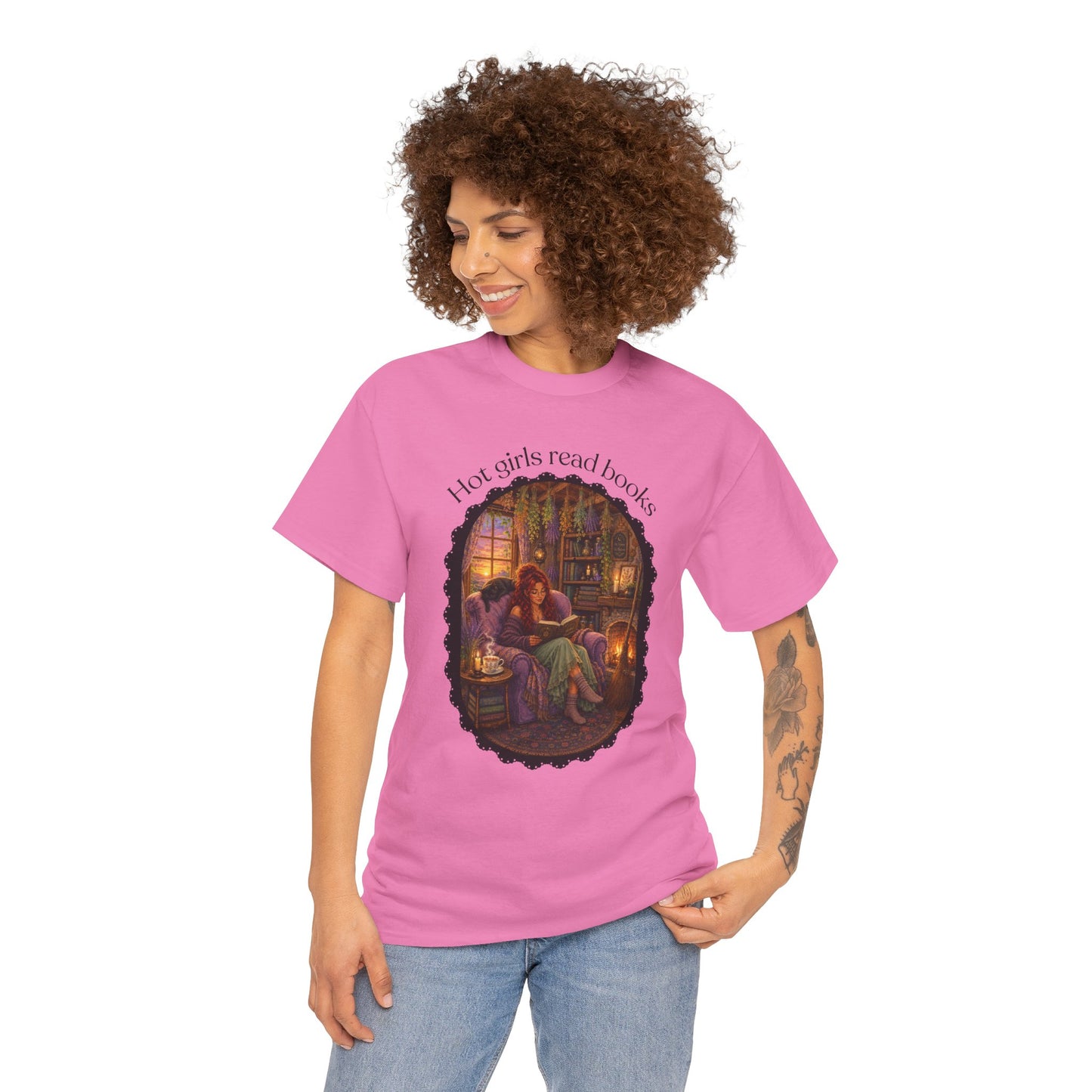 Hot Girls Read Books Tshirt | Andi B. Designs
