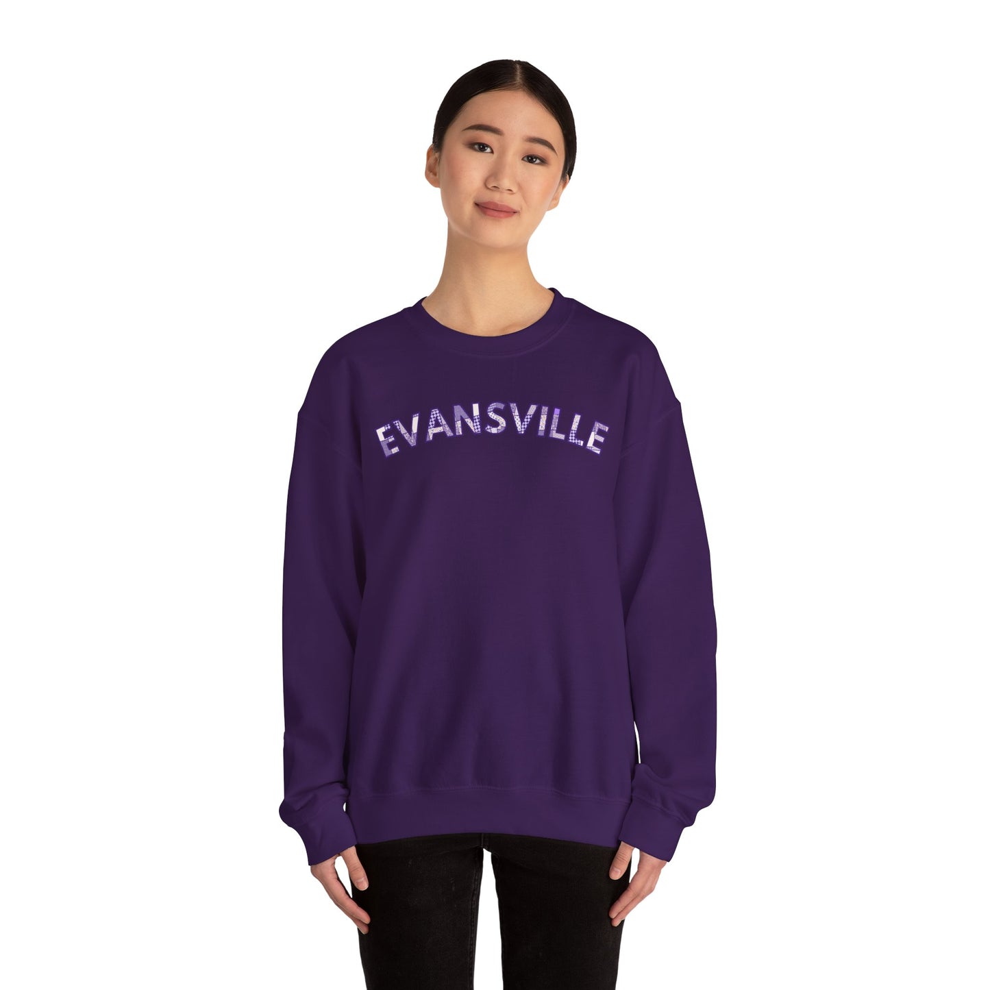 Evansville Patchwork Crewneck