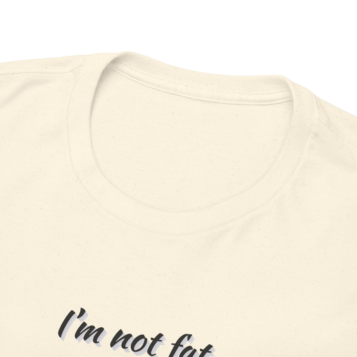 Goddess Sized Tee — "I'm not fat, I'm Goddess Sized" Empowerment T‑Shirt | Andi B. Designs