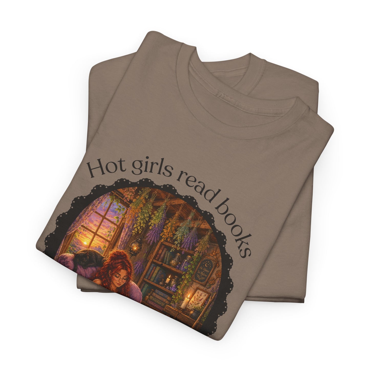 Hot Girls Read Books Tshirt | Andi B. Designs