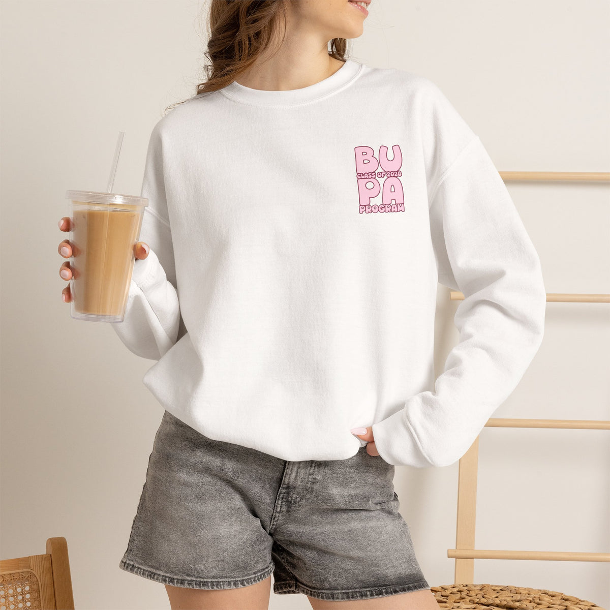 Brescia PA Program Warm Ombre Crewneck Sweatshirt