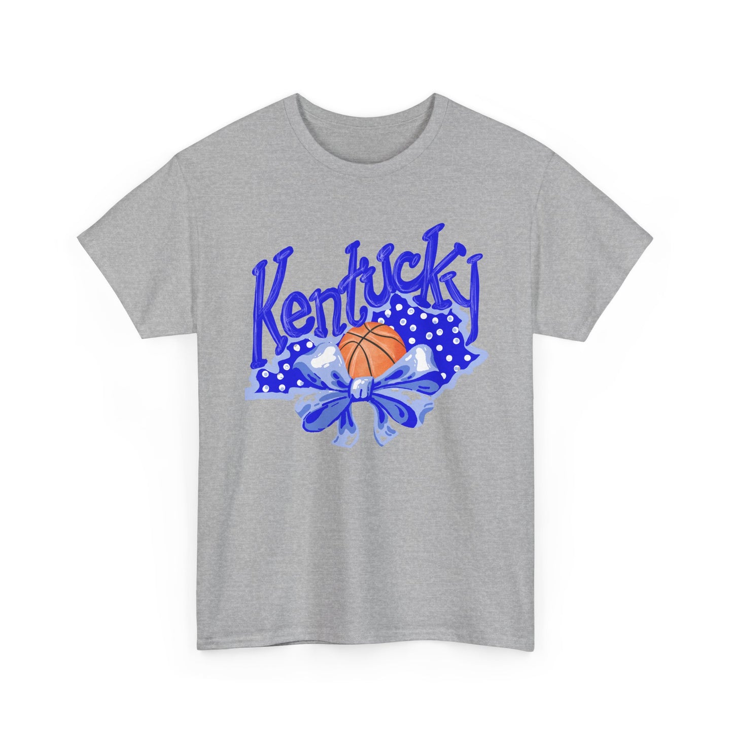 Basketball and Bows Kentucky Tee