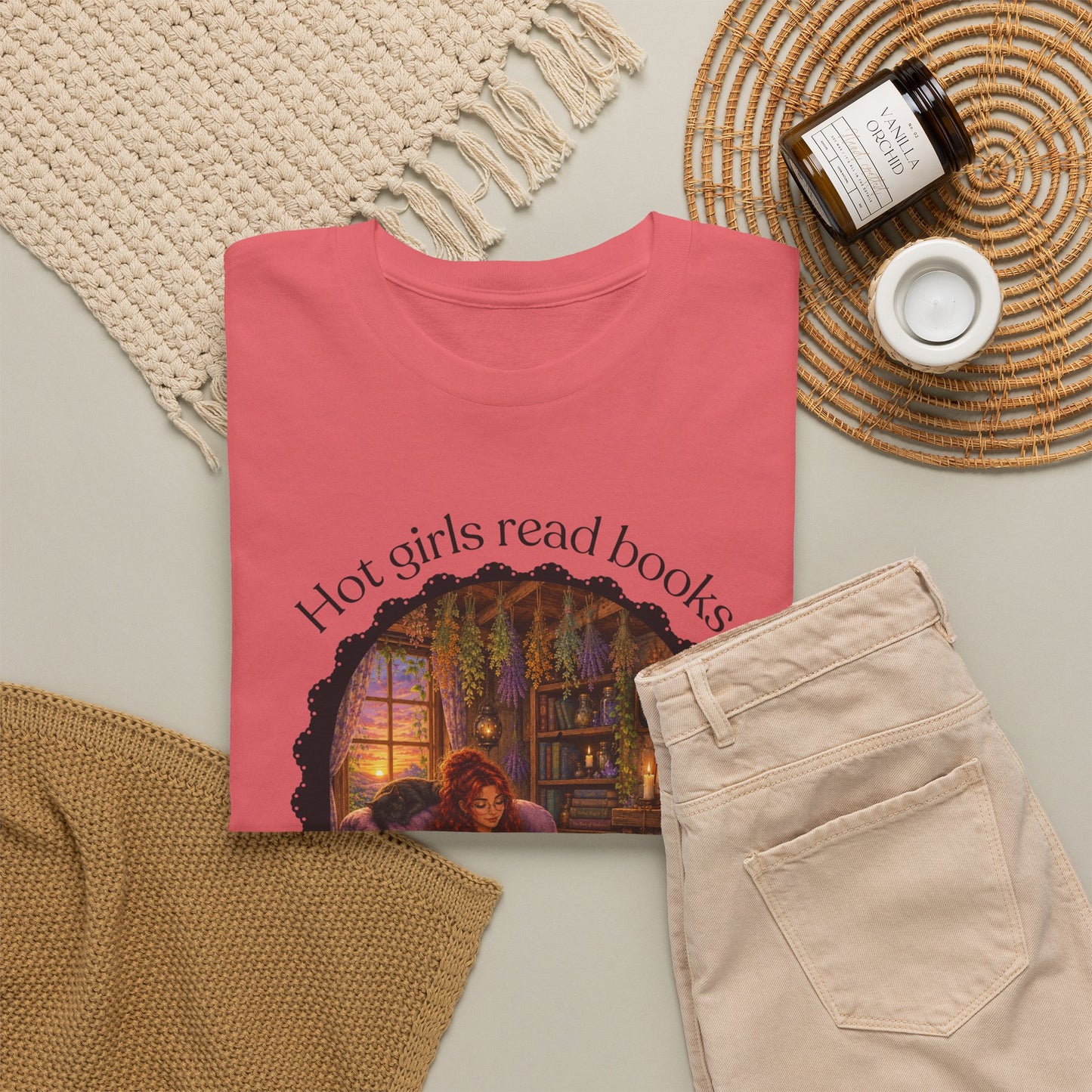 Hot Girls Read Books Tshirt | Andi B. Designs